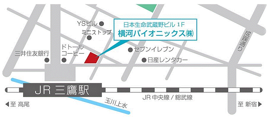 店舗の地図
